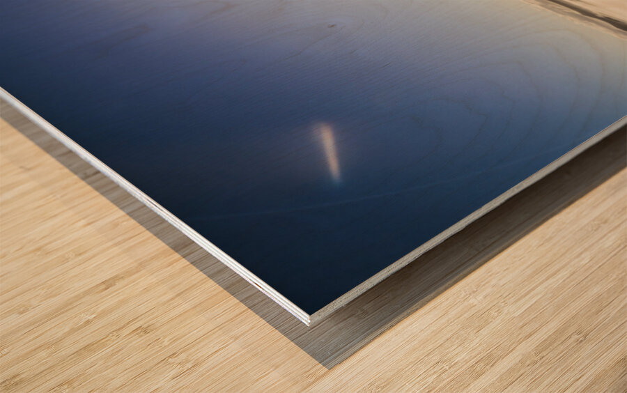 Rural Country Dawn Wood print