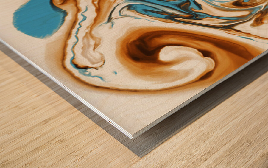 Individual Coalescence  Wood print