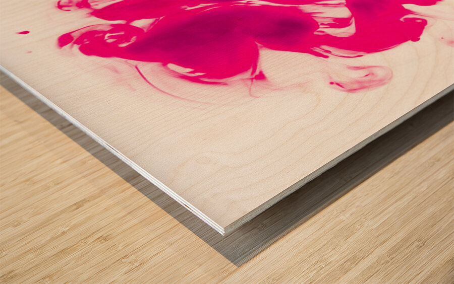 Floral Form Wood print