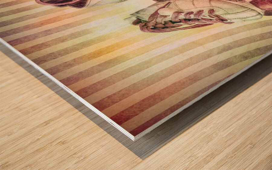 Roller Circus Wood print