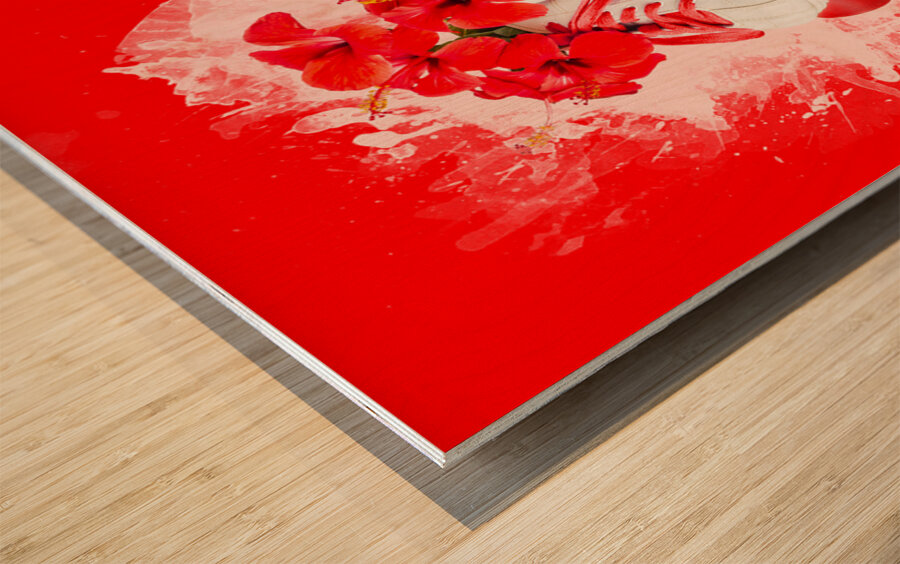 Flower Delivery Wood print