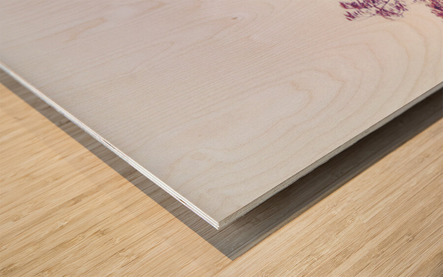 Awash in Retro Wood print