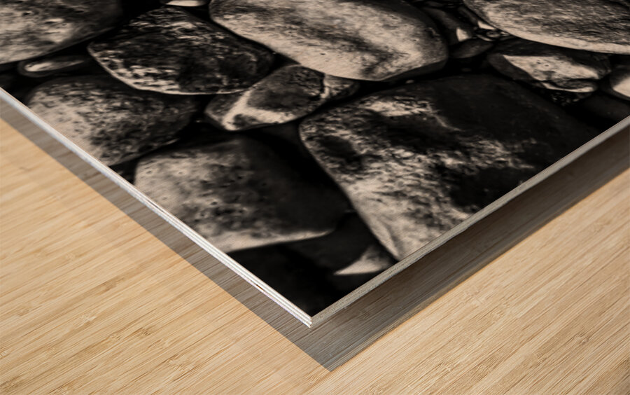 Textured And Coastal Wood print