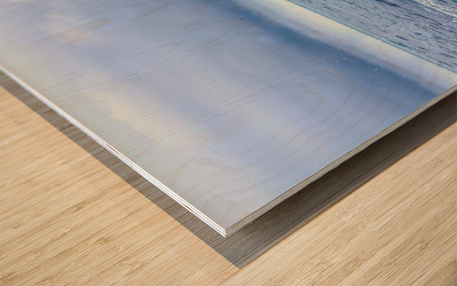 The Rocky Wash Wood print