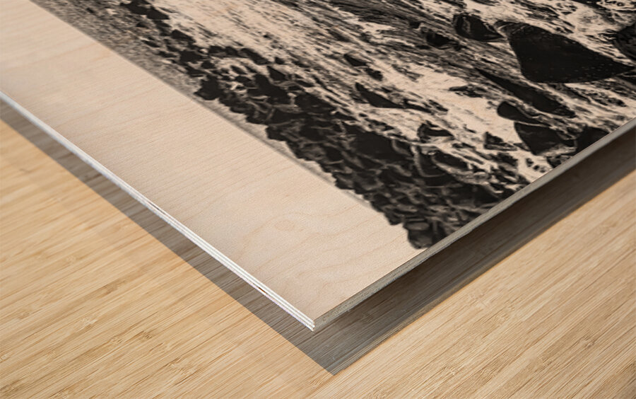 Shores Shaded Wood print