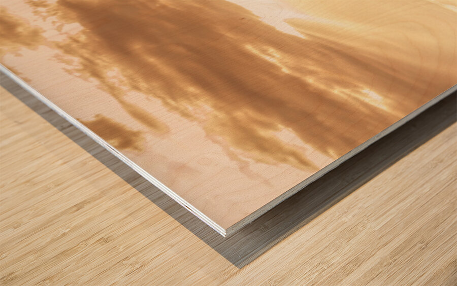 Mount Perry Gold Wood print