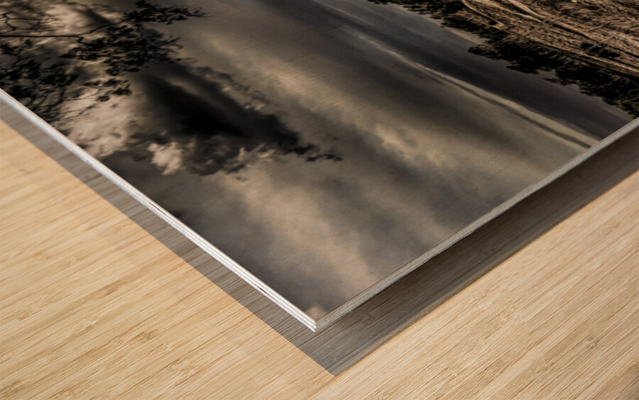 Backroads Billowing Wood print