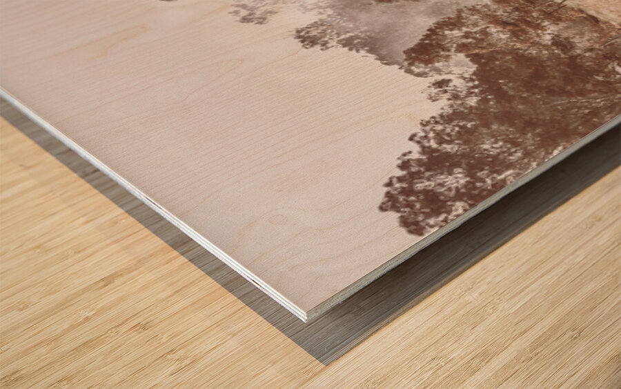 Nour Nour Haze Wood print