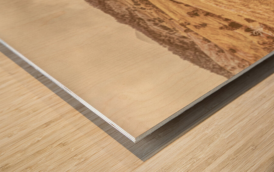 The Old Country Wood print