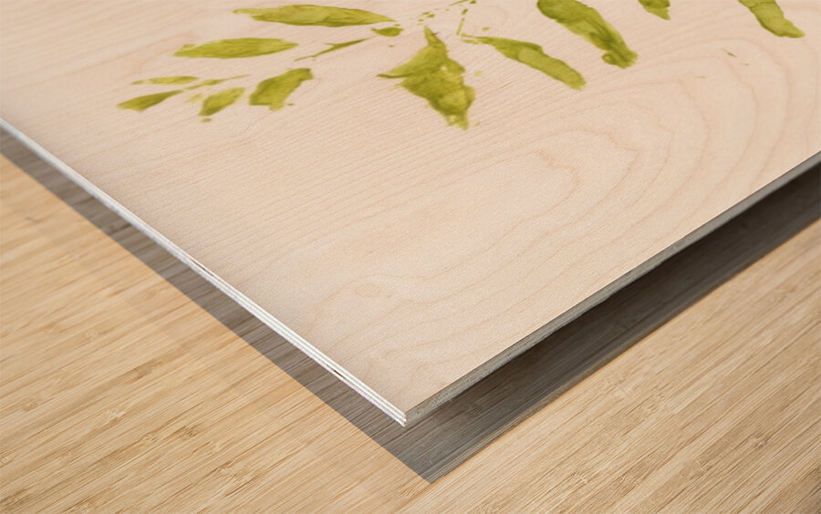 Painted Gum Wood print