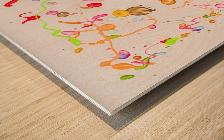Dynamic Dispersion Wood print