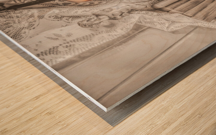 Visual Poetry Wood print