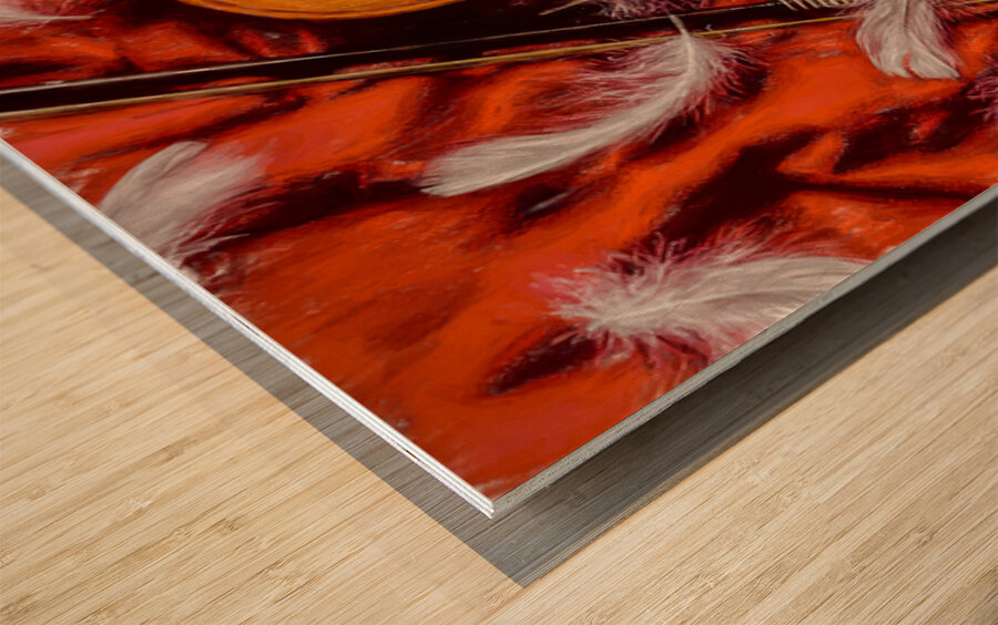 Wistful Symphony Wood print