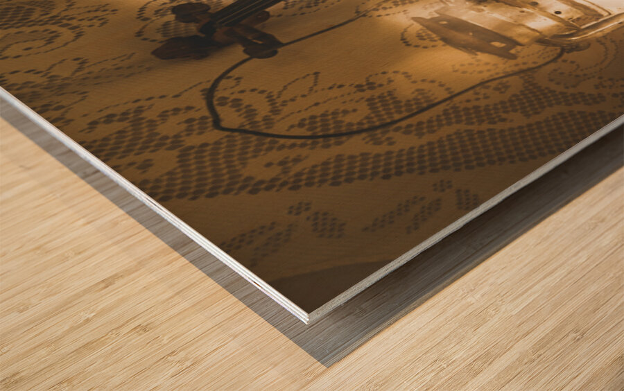 Still Life Score Wood print