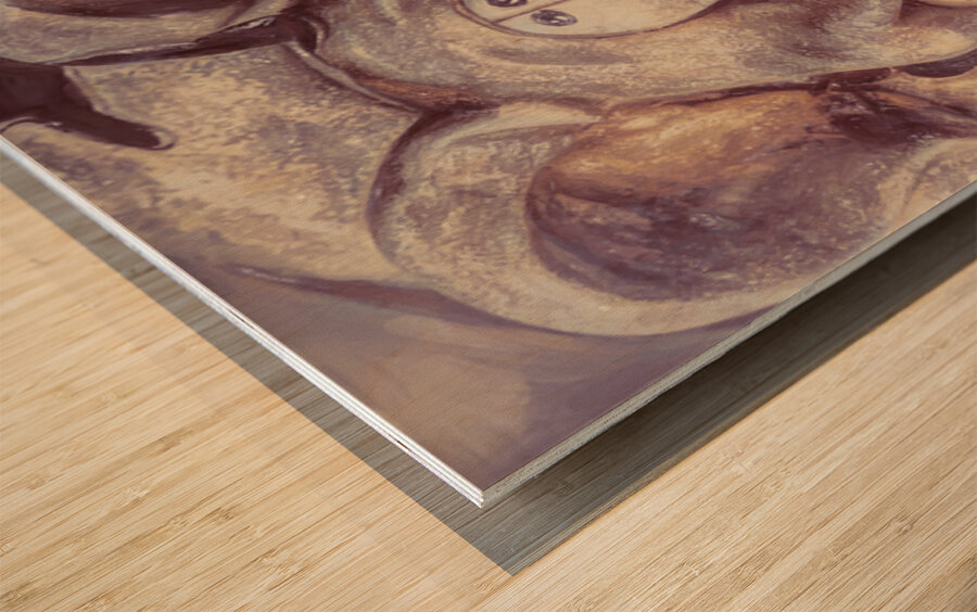 With Dinner Bells Ringing Wood print