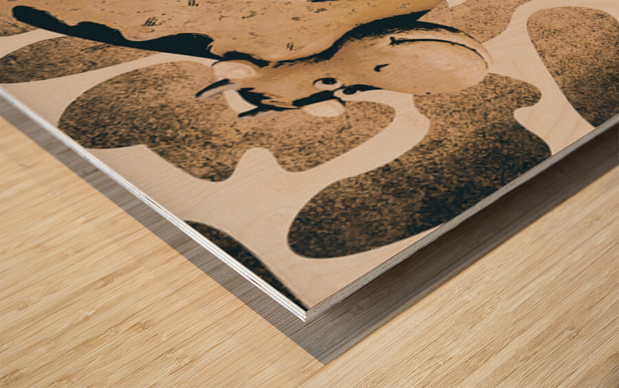 Farming Spots And Blots Wood print