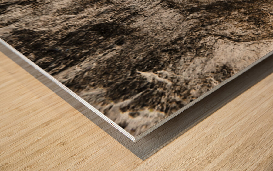 Shaped By Weather And Time Wood print