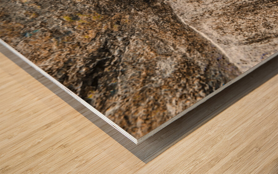 Schist Form Wood print