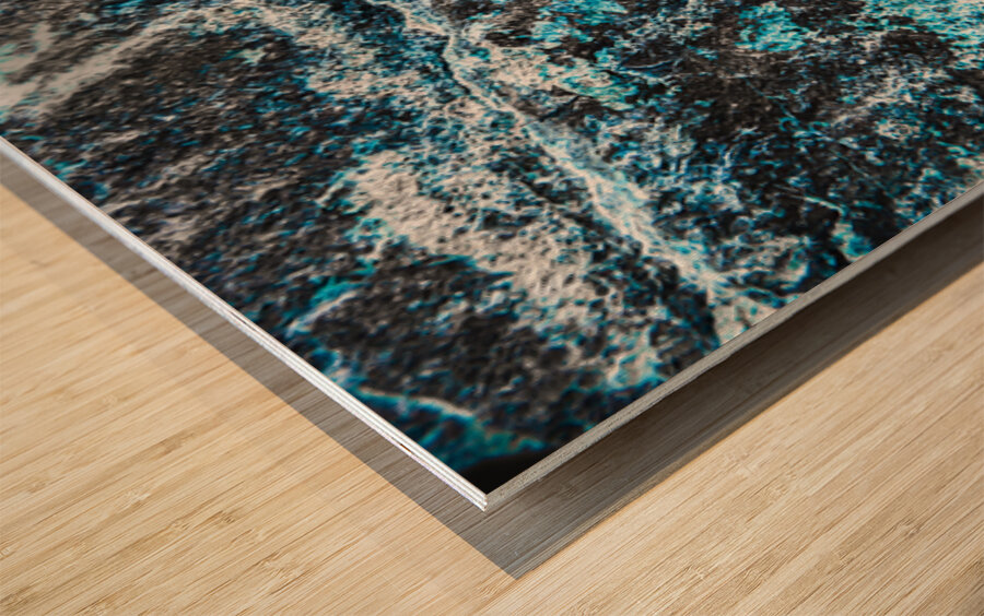 Sandstone Surf Wood print