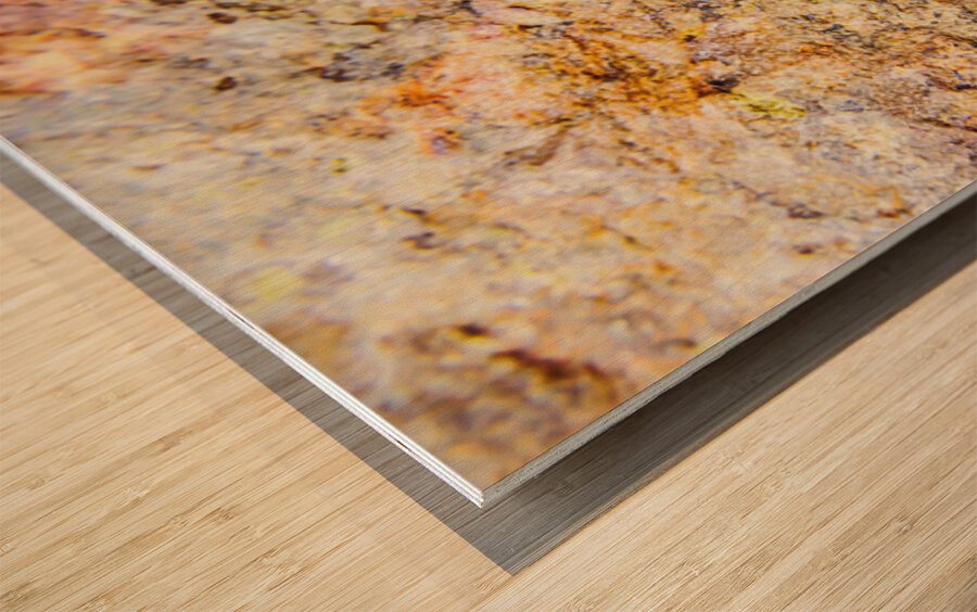 Earthy Minerals Wood print