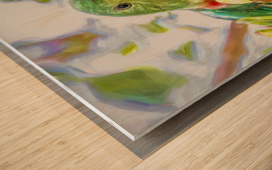  Australian King Parrot Wood print