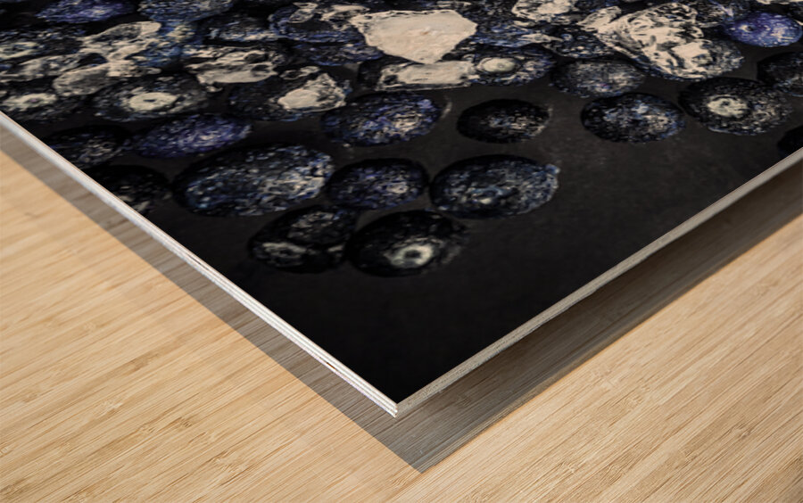 Blueberry Cool Wood print
