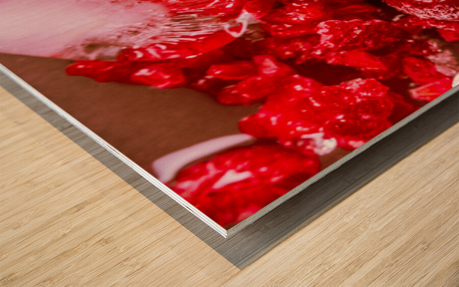 Refreshing And Fruity Wood print