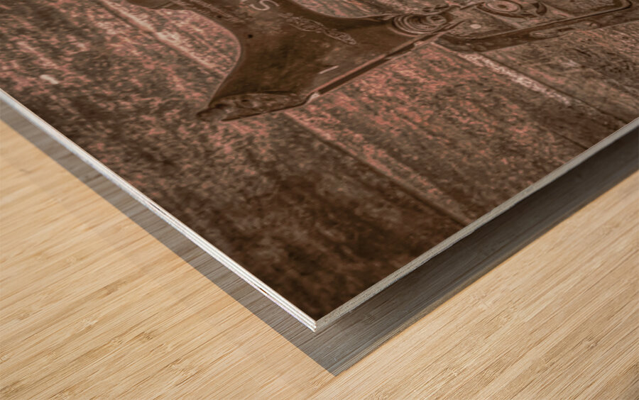 Old Dressmaking Wood print