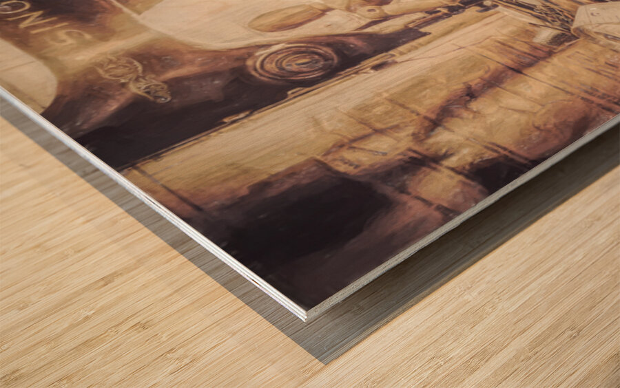 Fabrications Wood print