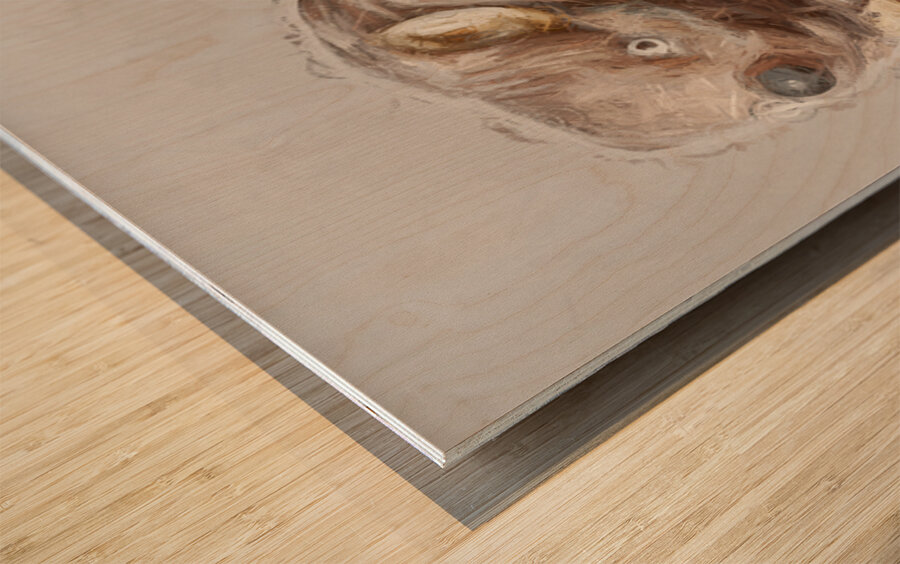 A Play On The Outbacks Wood print