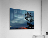 Frozen Bay Sunset Acrylic Print