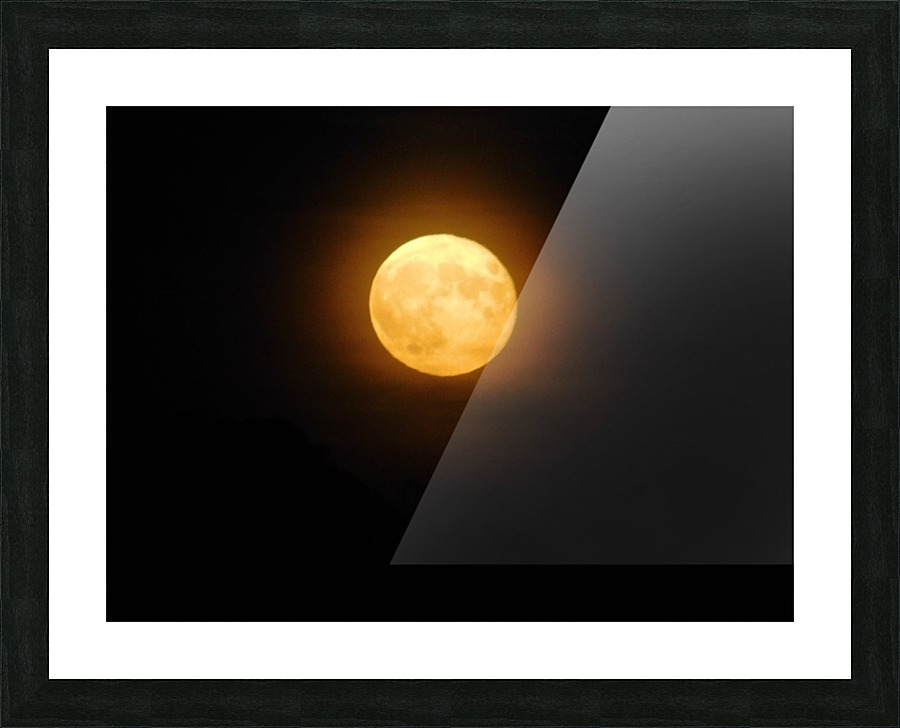 Full Moon Rising.  Picture Frame print