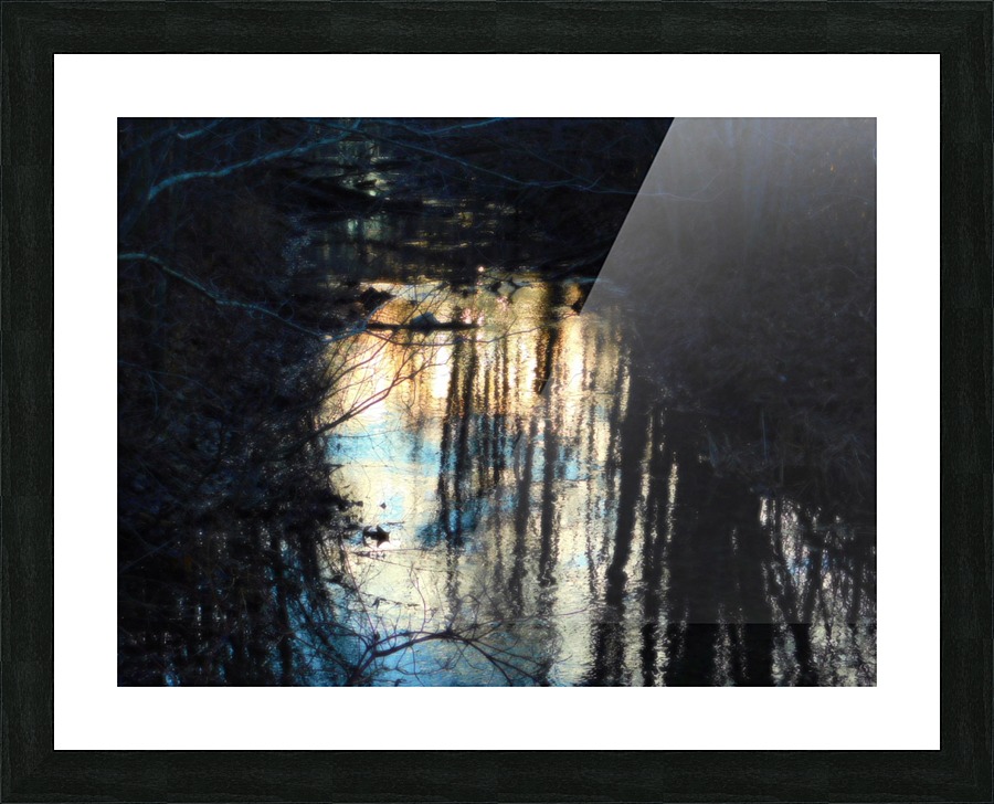Near freezing Picture Frame print