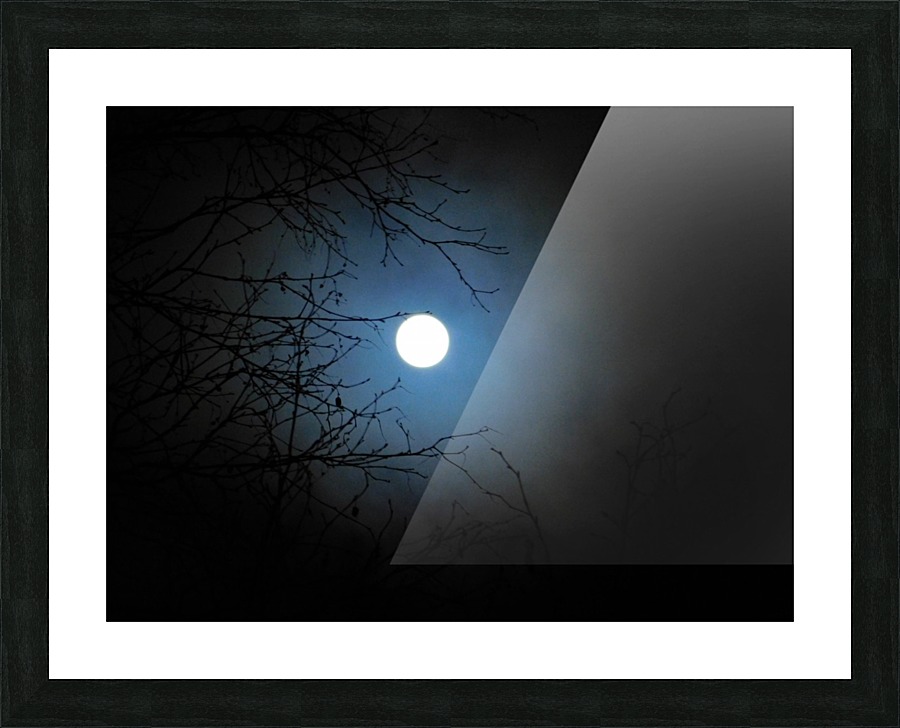Cold Moon Picture Frame print