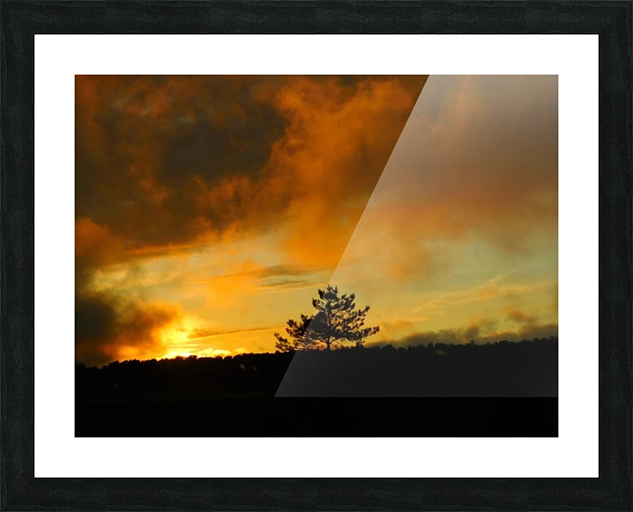 Sunset after the Storm Picture Frame print