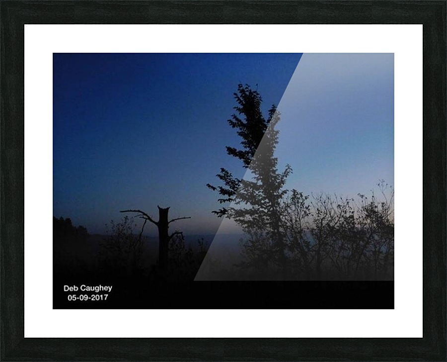 Early Fall Fog Picture Frame print