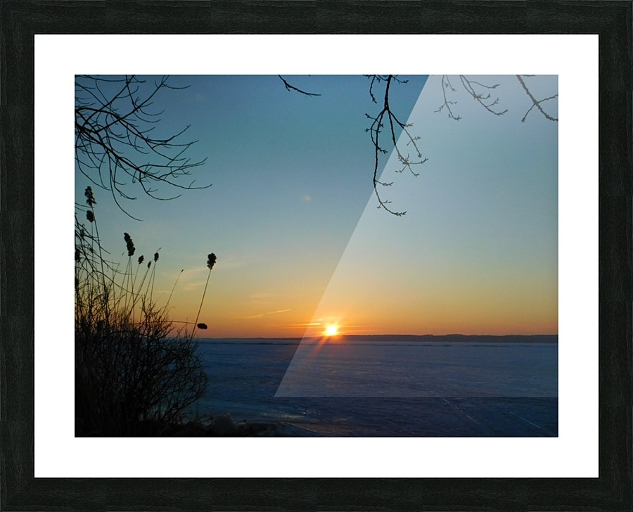 February Sunrise Picture Frame print