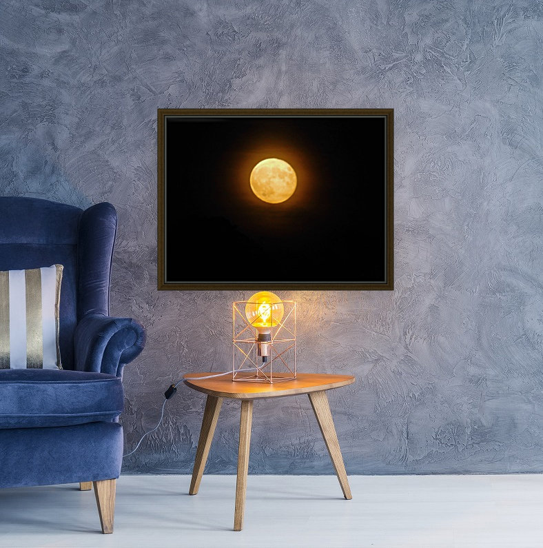 Full Moon Rising.  Reproduction