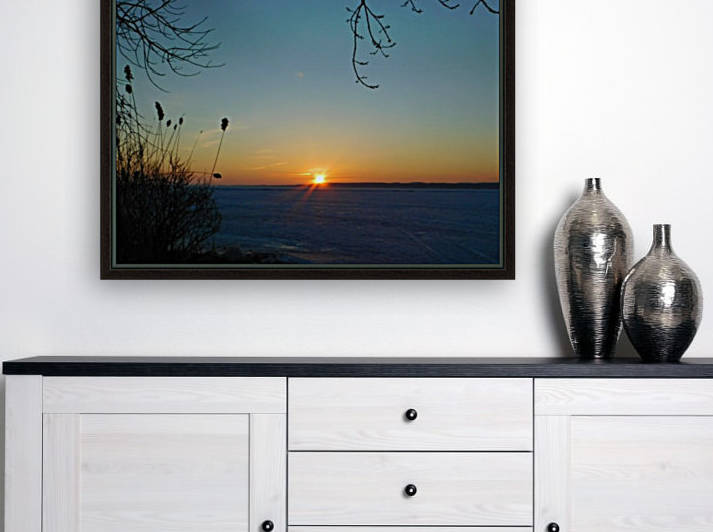 February Sunrise Reproduction