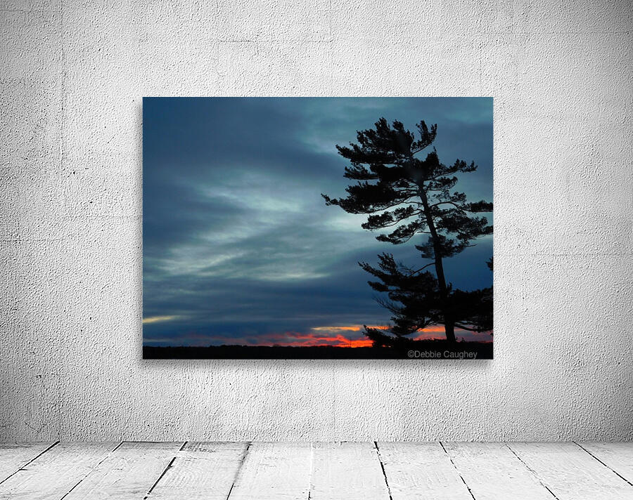 Frozen Bay Sunset Wall Preview