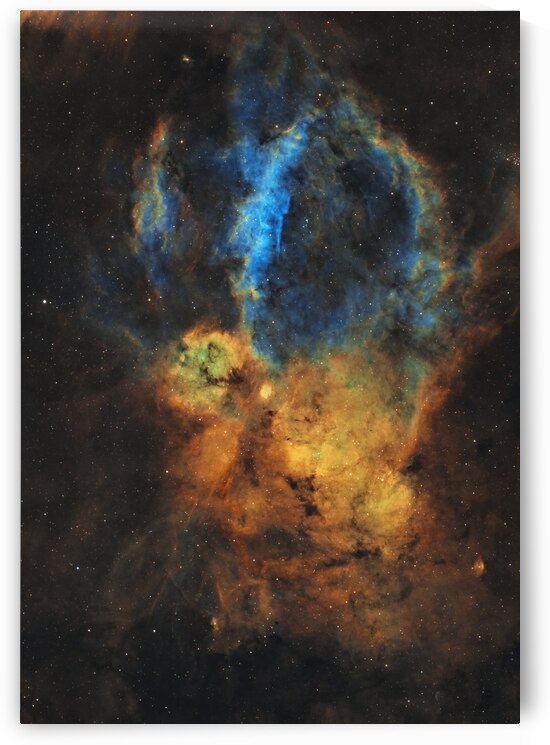 Lobster of Cassiopeia by Alberta Astro Art