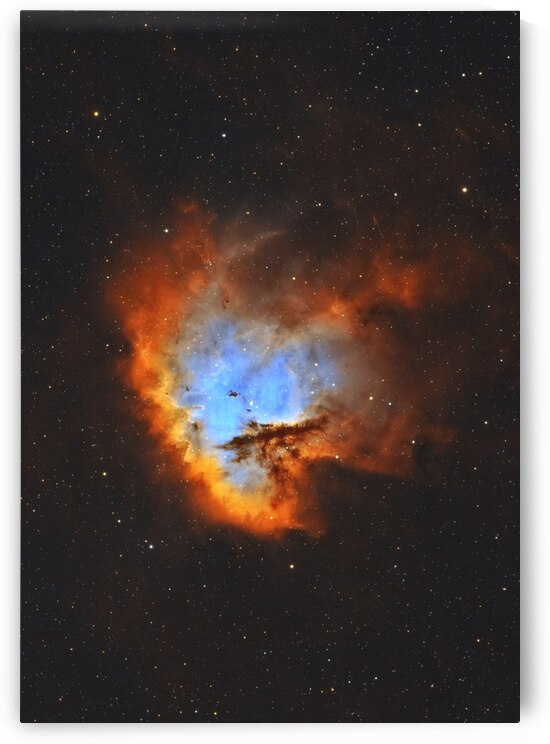Pacman of Cassiopeia by Alberta Astro Art