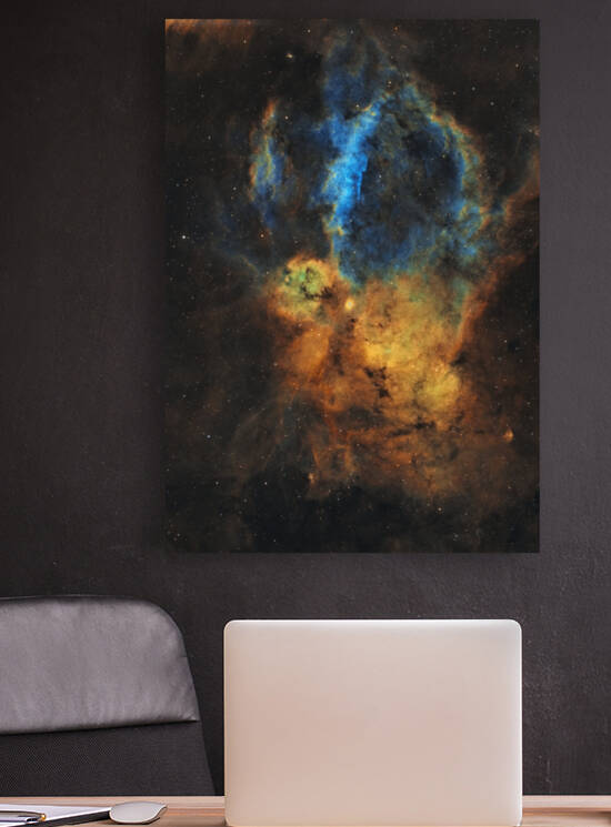 Lobster of Cassiopeia by Alberta Astro Art