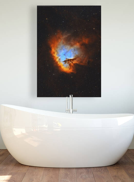 Pacman of Cassiopeia by Alberta Astro Art
