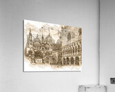 Architectural Drawings St Marc s Venice Acrylic Print