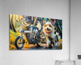 Groovy Motorcycle 1 4 Acrylic Print