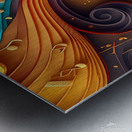 Morning Coffee and Music 2 Metal print