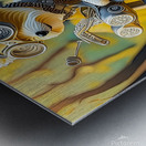 Groovy Motorcycle 1 4 Metal print