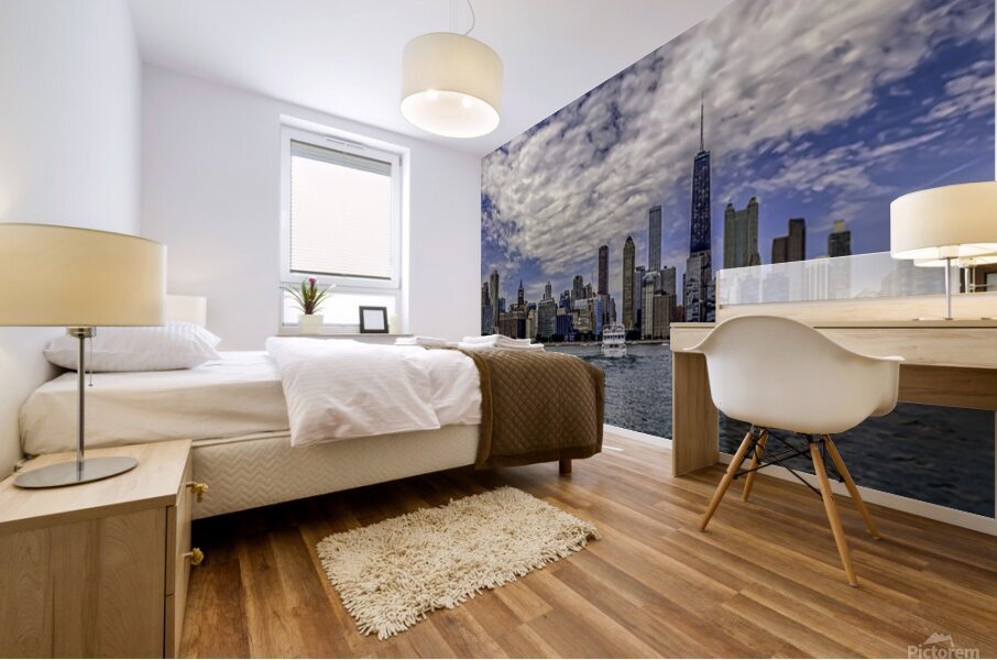 Chicago Skyline 2 Mural print