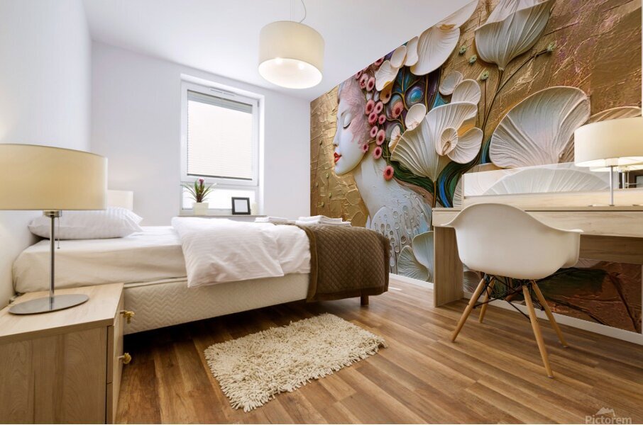 Womans face 13  Mural print